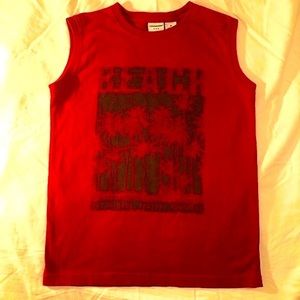 Red Tank Top Size Medium 10/12 Bay Islands Roatan Honduras